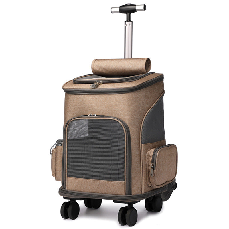 Portable Folding Trolley Pet Backpack T