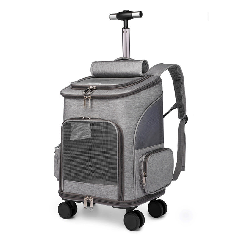 Portable Folding Trolley Pet Backpack T