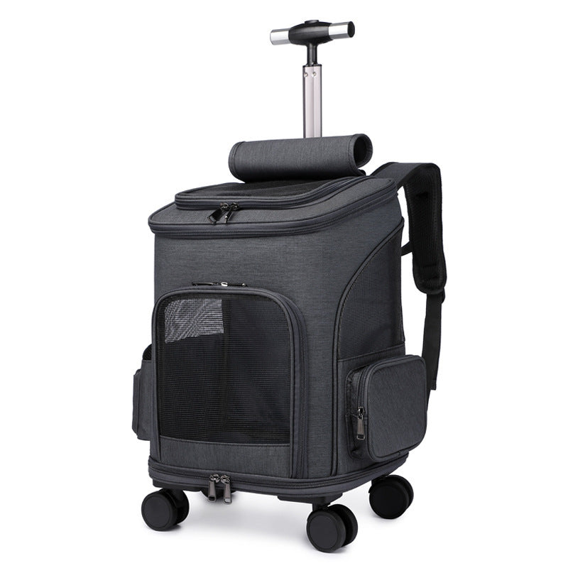 Portable Folding Trolley Pet Backpack T