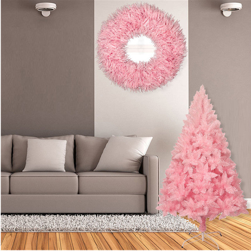Pink pointed gradient christmas tree
