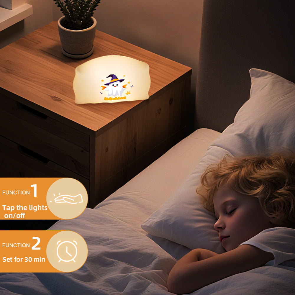 Bedside-use Halloween Doll Table Lamp