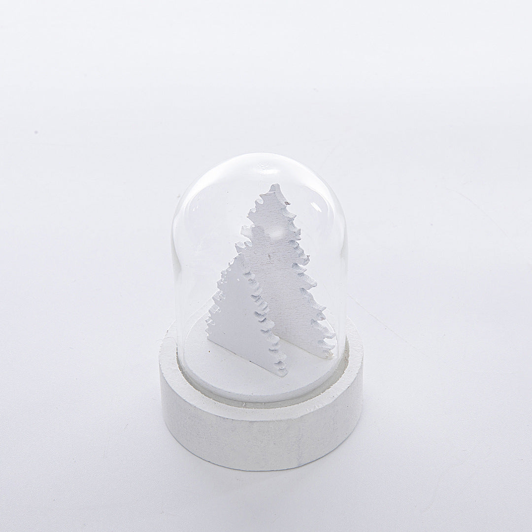 Luminous Wooden House Christmas Ornaments